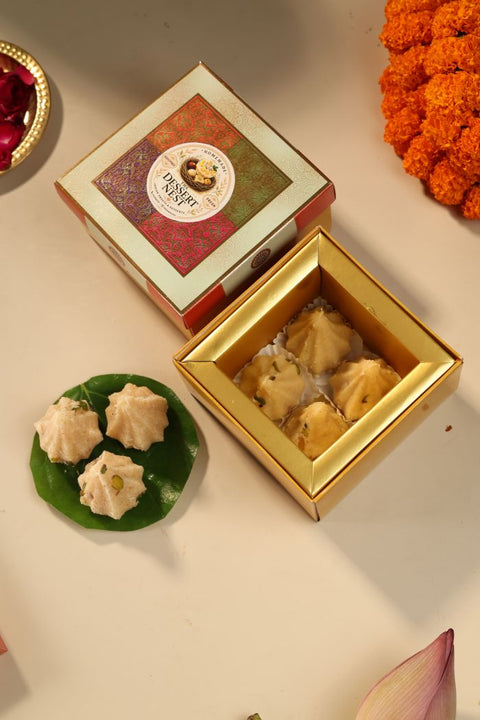 Mawa Modak 4pcs Box (Delivered Separately Next Day)
