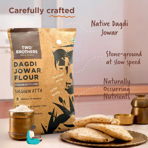 Jowar Atta 2kg | Desi Dagdi Variety