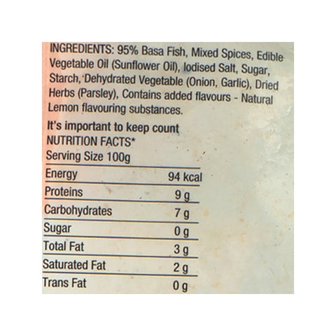 Cambay Tiger Lemon Pepper Basa Fish