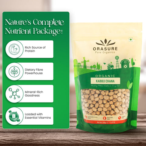 Orasure Organics Kabuli Chana