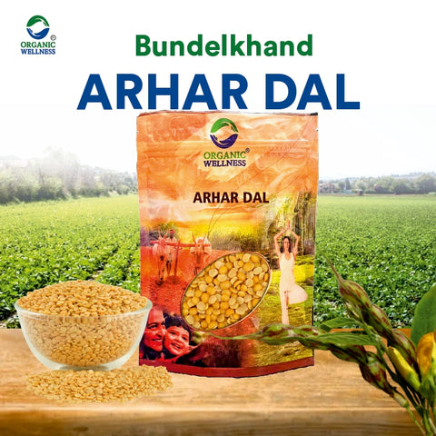 Organic Wellness Arhar Dal (Pack of 3) (Certified Organic)
