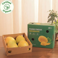 Safeda Mango (Certified Organic)  4Pc 500-600 Gm