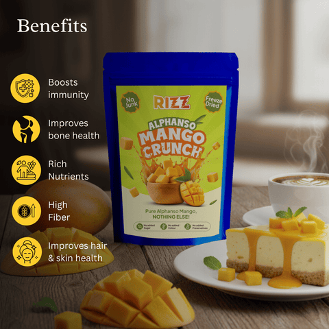 Alphanso Mango Crunch (Freeze dried)