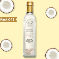 (Cold Pressed) - Virgin Coconut Oil (Pack of 3)