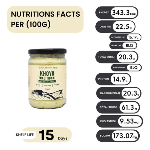 Khoya (Delivered Separately Next Day)
