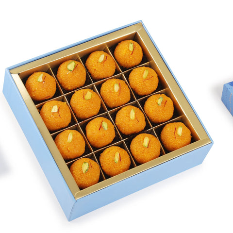 Sweet 16 Signature Motichoor (Delivered Separately Next Day)