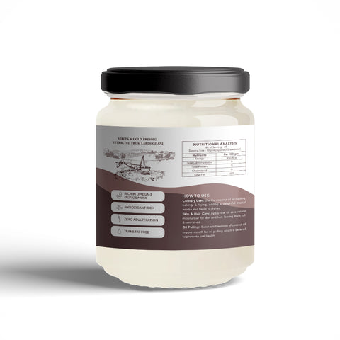 Wood-Pressed Coconut Oil