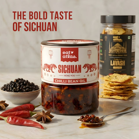 Eat Atlas Sichuan's Chilli Black Bean Oil (200gm)