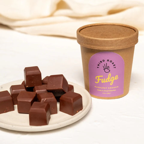 Third Roast Hazelnut Crunch Fudge 150grams