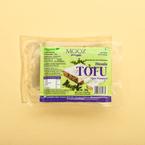 Mooz Organic Masala Tofu (Soy Paneer) 200grams