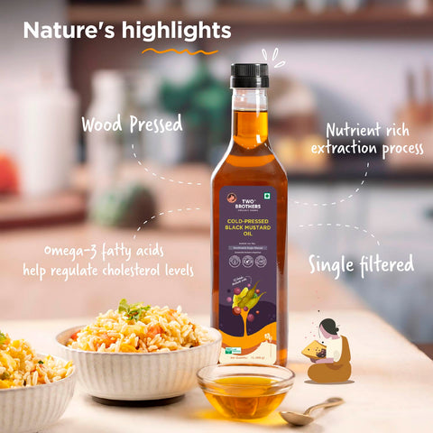 Mustard Oil India's Only Certified Glyphosate Free Sarso Ka Tel 1L
