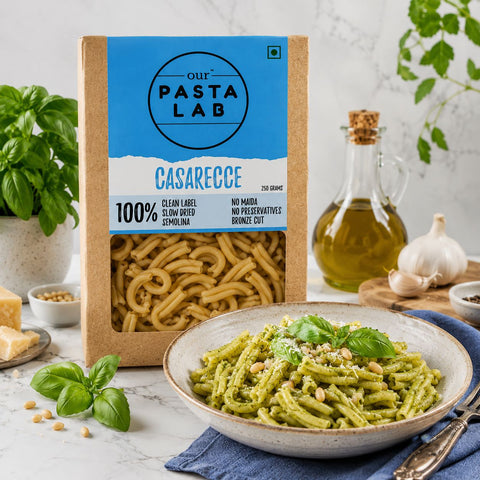 Our Pasta Lab Eggless Semolina Casarecce 250grams