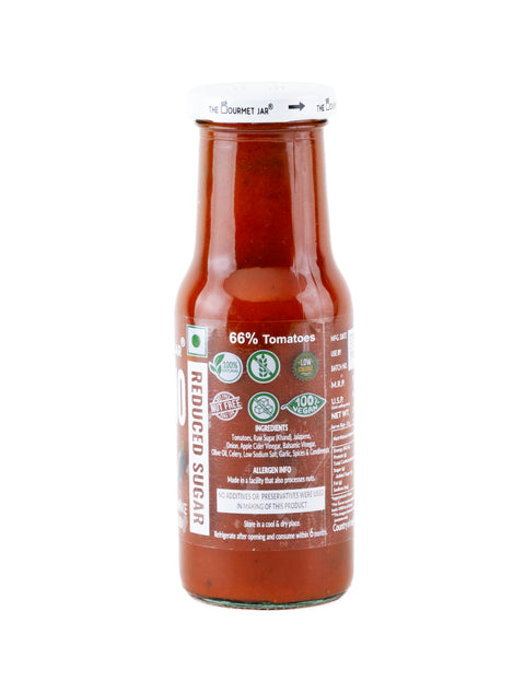 The Gourmet Jar  Jalapeno Ketchup 225 grams