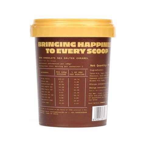 Minus30 Dark Chocolate Sea Salted Caramel 500ml