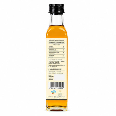 Orasure Organics White Sesame Oil
