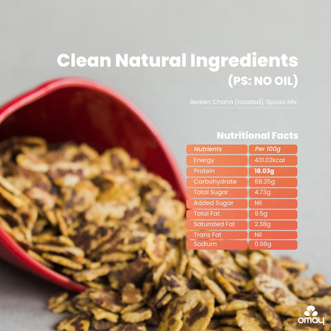 Omay Foods Beaten Chana