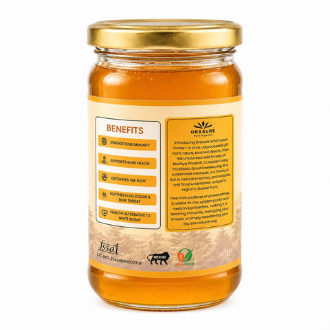 Orasure Organics Raw Wild Forest Honey