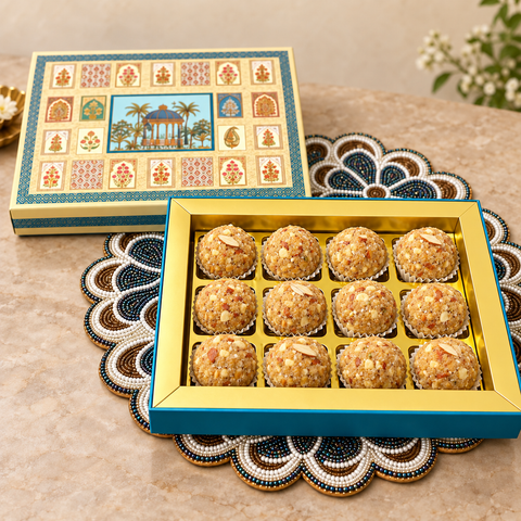 Makhana Badam Power Balls- Makhana & Almond Laddoos (Delivered Separately Next day)