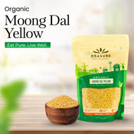 Orasure Organics Moong Dal Split (Yellow)