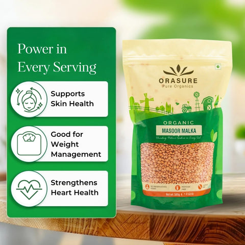 Orasure Organics Masoor Malka