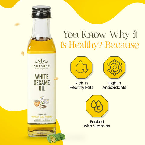 Orasure Organics White Sesame Oil