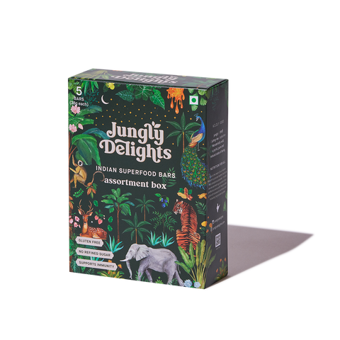 Jungly Delights Assortment Box of 5 Bars 190g