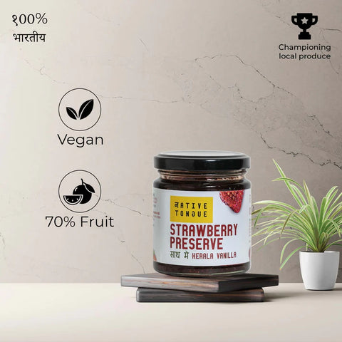 Strawberry Preserve With Kerala Vanilla