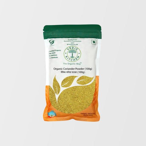 Vedic Kitchen Organic Coriander Powder (Certified Organic) 100 grams