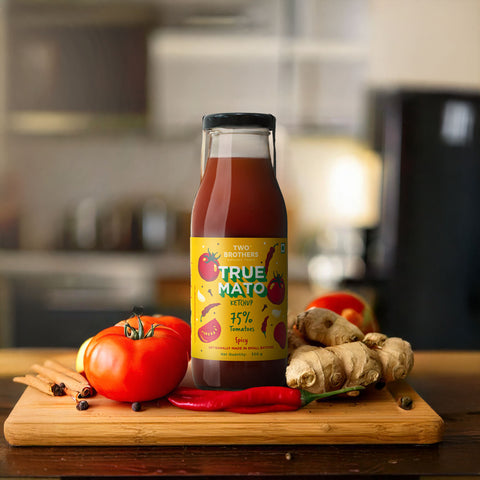 Truemato Spicy Tomato Ketchup 300g | Naturally Made with 75% Fresh Tomatoes