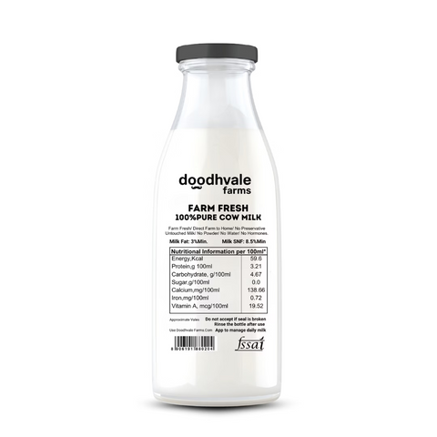 Cow Milk Premium - Glass Bottle  ( Alternate 15 Days )