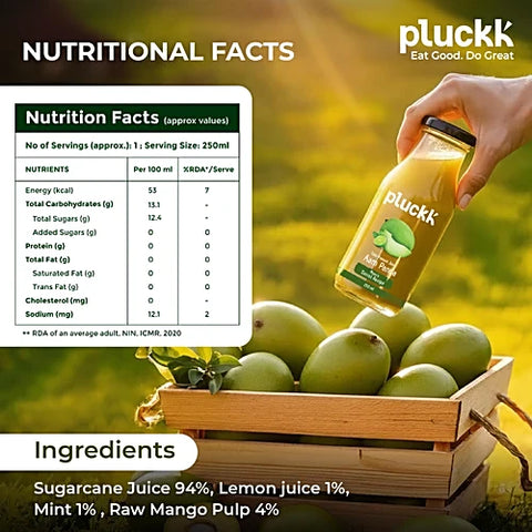 Pluckk Cold Pressed Aam Panna 250ml