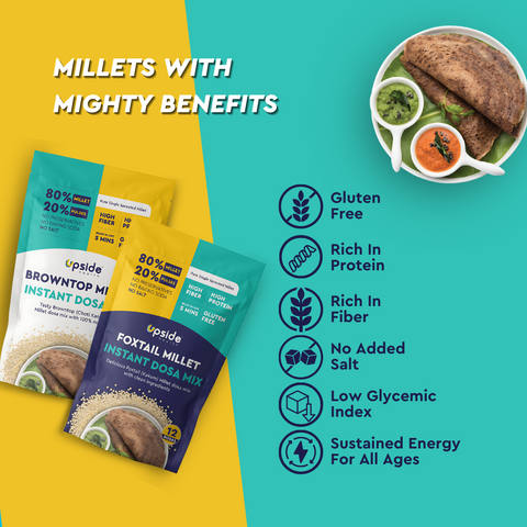 Mixed - Browntop Millet and Foxtail Millet- Instant Dosa Mix