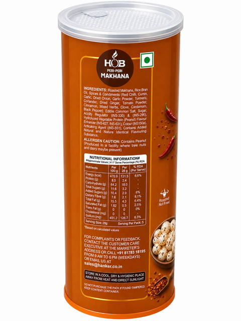 HOB Peri -Peri Makhana 60G