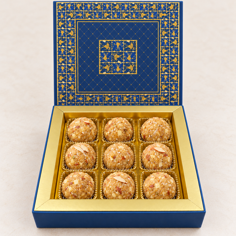 Makhana Badam Power Balls- Makhana & Almond Laddoos (Delivered Separately Next day)