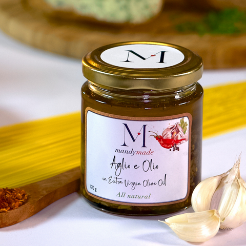 Mandymade Aglio e Olio in Extra Virgin Olive Oil