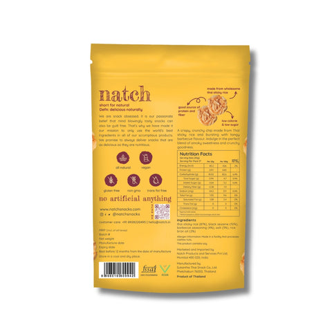 Natch Thai rice chips - barbecue 100 grams