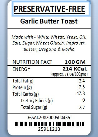 Butter Garlic Toasts