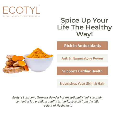 Ecotyl Lakadong Turmeric Powder 200 grams