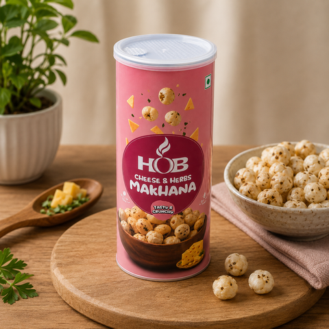 HOB Cheese & Herbs Makhana 60G