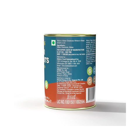 Abbie's Water Chesnut Whole in Water 567g