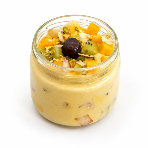Healthy Custard- Creamy Fruit & Nut Delight (Delivered Separately Next day)