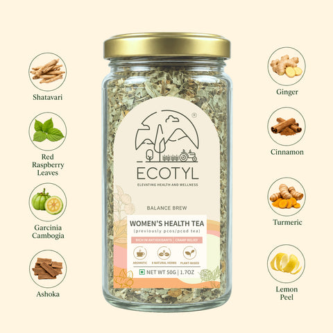 Ecotyl Women's Health Tea | Hormonal Balance | Herbal Tea | 50g