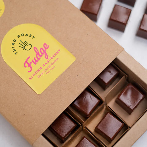 Third Roast Almond Raspberry Fudge 150 grams