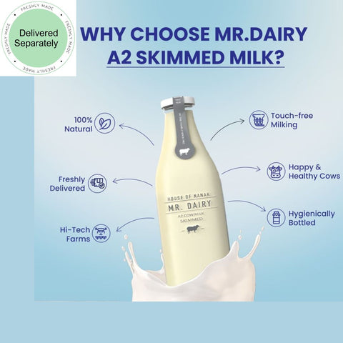 A2 Skimmed Milk (Order by 10 Pm) (Delivered Separately)