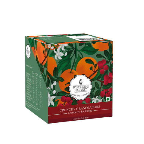 Crunchy Granola Bars - Cranberry & Orange (Single)