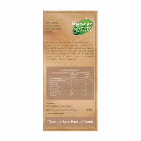 Gurmar Tea (Tea Bags) (Certified Organic)