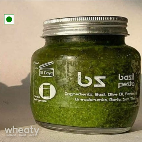 Wheaty Fresh Basil Pesto (Pack of 1)