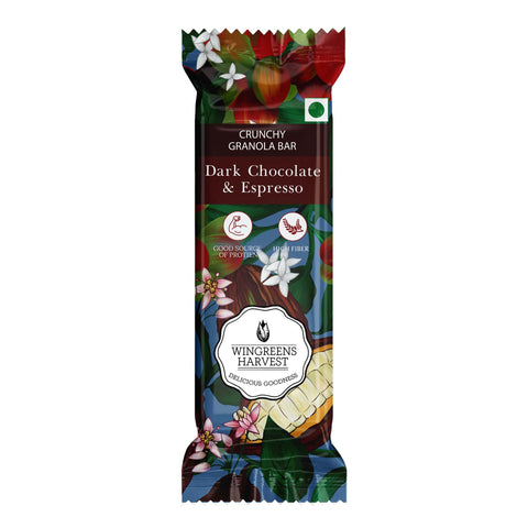 Crunchy Granola Bars - Dark Chocolate & Espresso (Single)