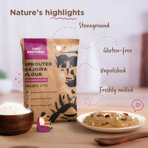 Sprouted Rajgira Atta 500g | High-Protein Amaranth Flour