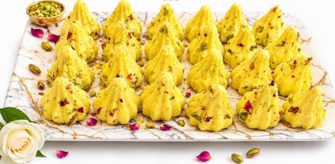 Rasmalai Modak 4Pcs Box (Delivered Separately Next Day)